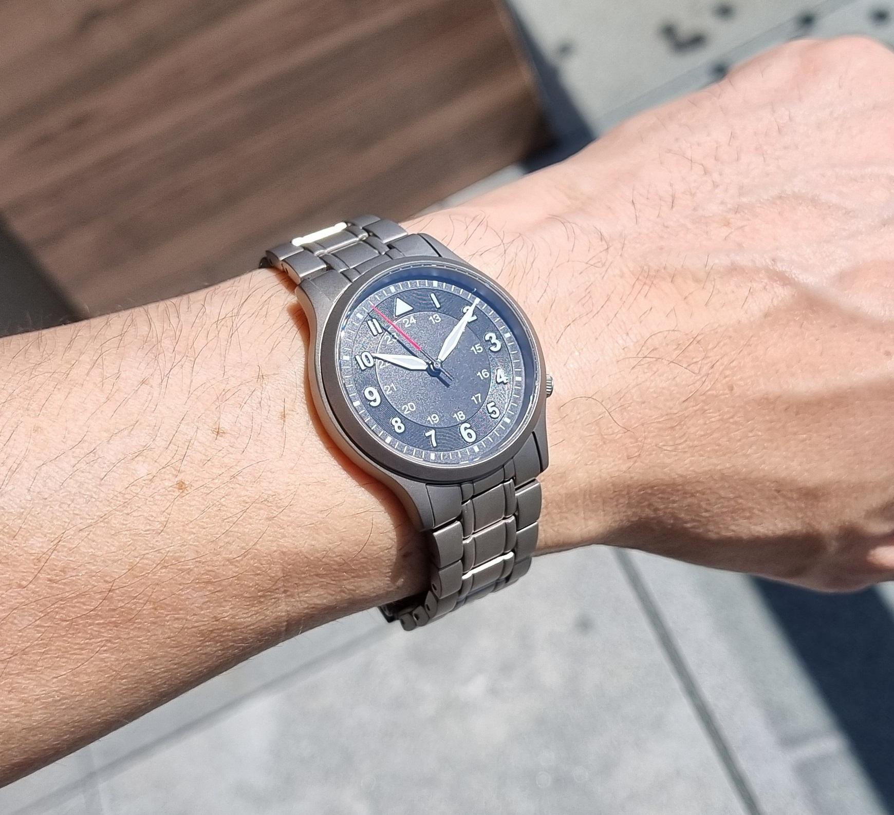 Affordable Luxury Titanium Field Watch