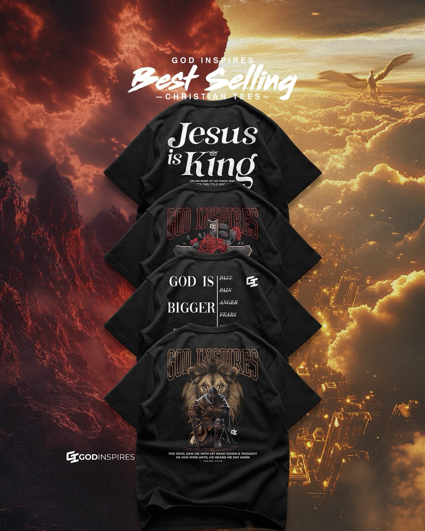 Trendy T-Shirts and More: Discover God Inspires’ Modern Collection